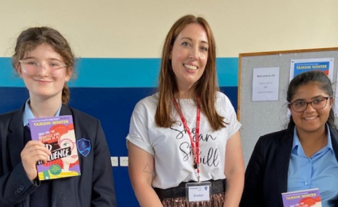 Latest News » Award-Winning Author Tamsin Winter Inspires pupils